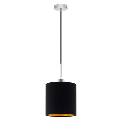 Eglo - LED Φωτιστικό οροφής με καλώδιο TUNJA 1xE27/60W/230V μαύρο