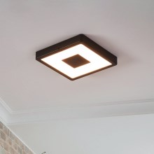 Eglo - LED Φωτιστικό οροφής εξωτερικού χώρου LED/17W/230V IP44 μαύρο