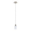 Eglo - LED Φωτιστικό οροφής με καλώδιο MY CHOICE 1xE14/4W/230V ματ χρώμιο/λευκό