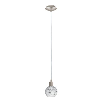 Eglo - LED Φωτιστικό οροφής με καλώδιο MY CHOICE 1xE14/4W/230V ματ χρώμιο/λευκό/μαύρο