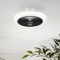 Eglo - LED φωτιστικό οροφής ντιμαριζόμενο LED/25,5W/230V μαύρο + τηλεχειριστήριο