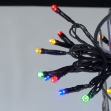 Eglo - LED Χριστουγεννιάτικα λαμπάκια εξωτερικού χώρου 160xLED 26m IP44 πολύχρωμα
