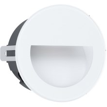 Eglo - LED Χωνευτό φωτιστικό εξωτερικού χώρου  LED/2,5W/230V IP65 λευκό
