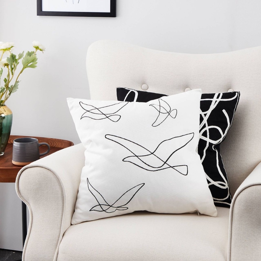 Eglo - σαβάνα 45x45 cm λευκό/μαύρο