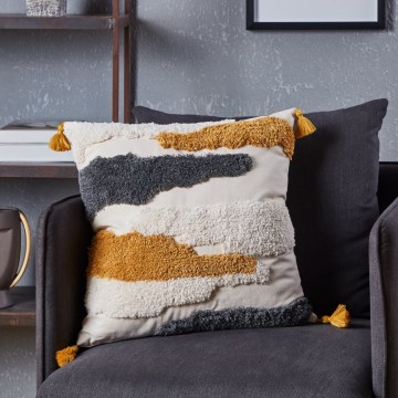 Eglo - σαβάνα 45x45 cm κίτρινο/γκρι