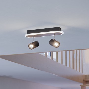 Eglo - Σποτ φωτιστικό LED/12W/230V καφέ/μαύρο