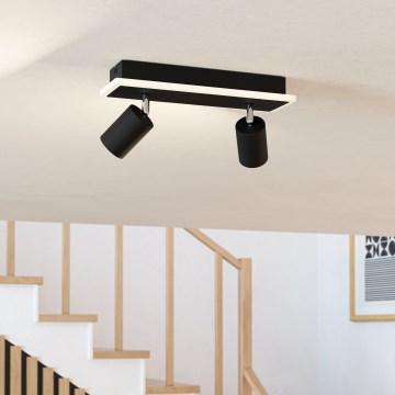 Eglo - Σποτ φωτιστικό LED/12W/230V μαύρο