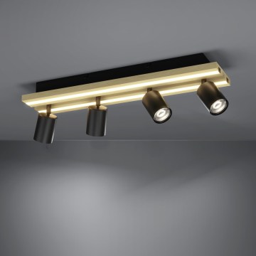Eglo - Σποτ φωτιστικό LED 4xLED/2,2W/230V + 2xLED/1,2W + 2xLED/2W μπεζ/μαύρο