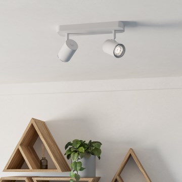 Eglo - Σποτ μπάνιου 2xGU10/5W/230V IP44 λευκό