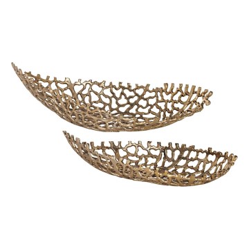 Eglo - ΣΕΤ 2x Διακοσμητικός δίσκος 44/61 cm χρυσό