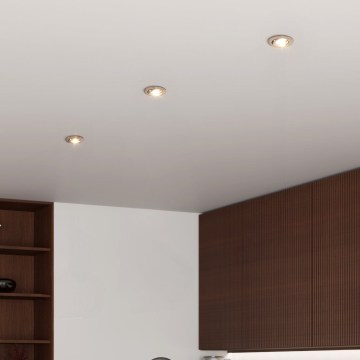 Eglo - Σετ 3 τεμαχίων LED σποτ για ψευδοροφή 1xGU10/4,5W/230V, ματ χρώμιο