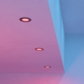 Eglo - ΣΕΤ 3xLED RGBW Ρυθμιζόμενα εντοιχισμένα φωτιστικά οροφής για μπάνιο LED/2,8W/230V 2700-6500K Ø 8,8cm IP44 ματ χρώμιο