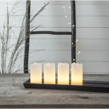 Eglo - Σετ 4x LED χριστουγεννιάτικα διακοσμητικά (1x LED, 0,18 W, 2x CR2032) + τηλεχειριστήριο