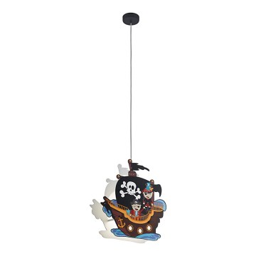 Eglo - Παιδικός κρεμαστό πολύφωτο με σχοινί 2xE27/25W/230V
