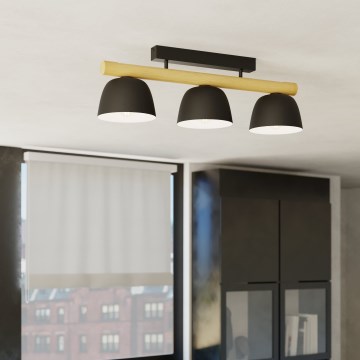 Eglo - Πλαφονιέρα οροφής 3xE27/40W/230V