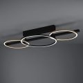 Eglo - Πλαφονιέρα οροφής ντιμαριζόμενη LED 2xLED/12,5W/230V + LED/15,5W 3000K μαύρο