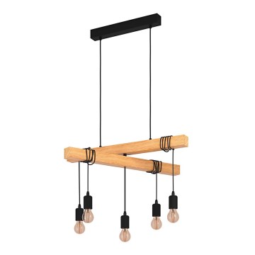 Eglo - Πολύφωτο κρεμαστό TOWNSHEND 5xE27/60W/230V