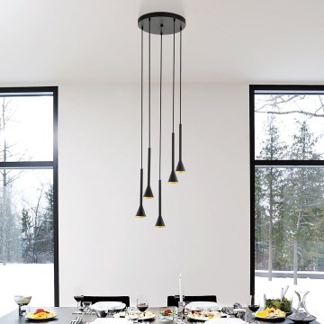 Eglo - Πολύφωτο LED σε σχοινί 5xGU10/5W/230V