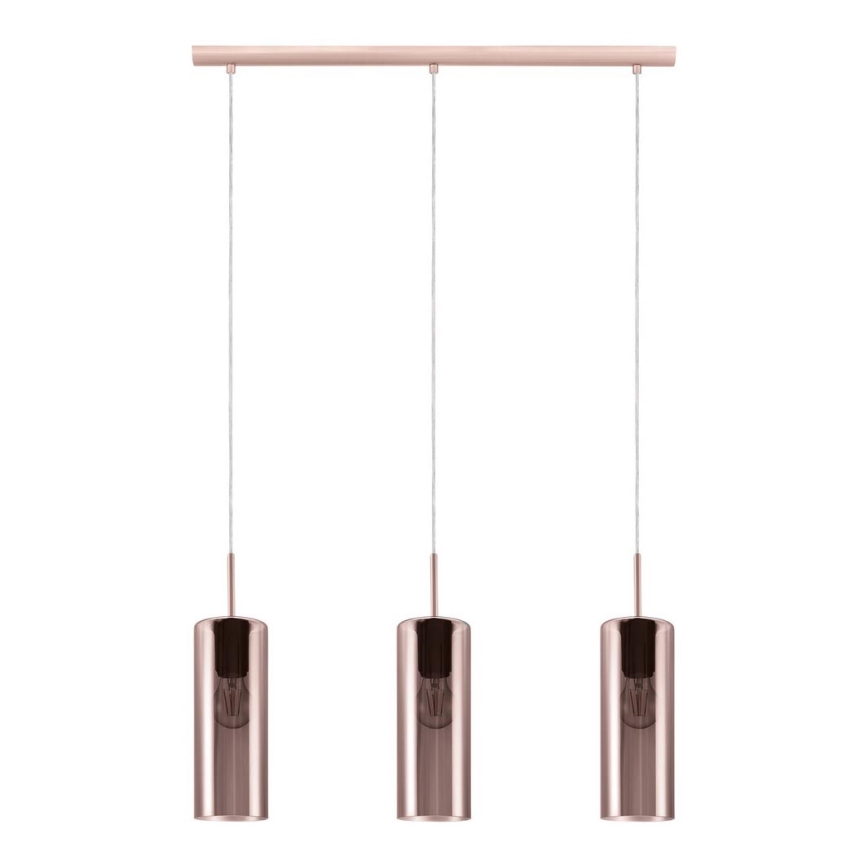 Eglo - Πολύφωτο σε σχοινί 3xE27/15W/230V