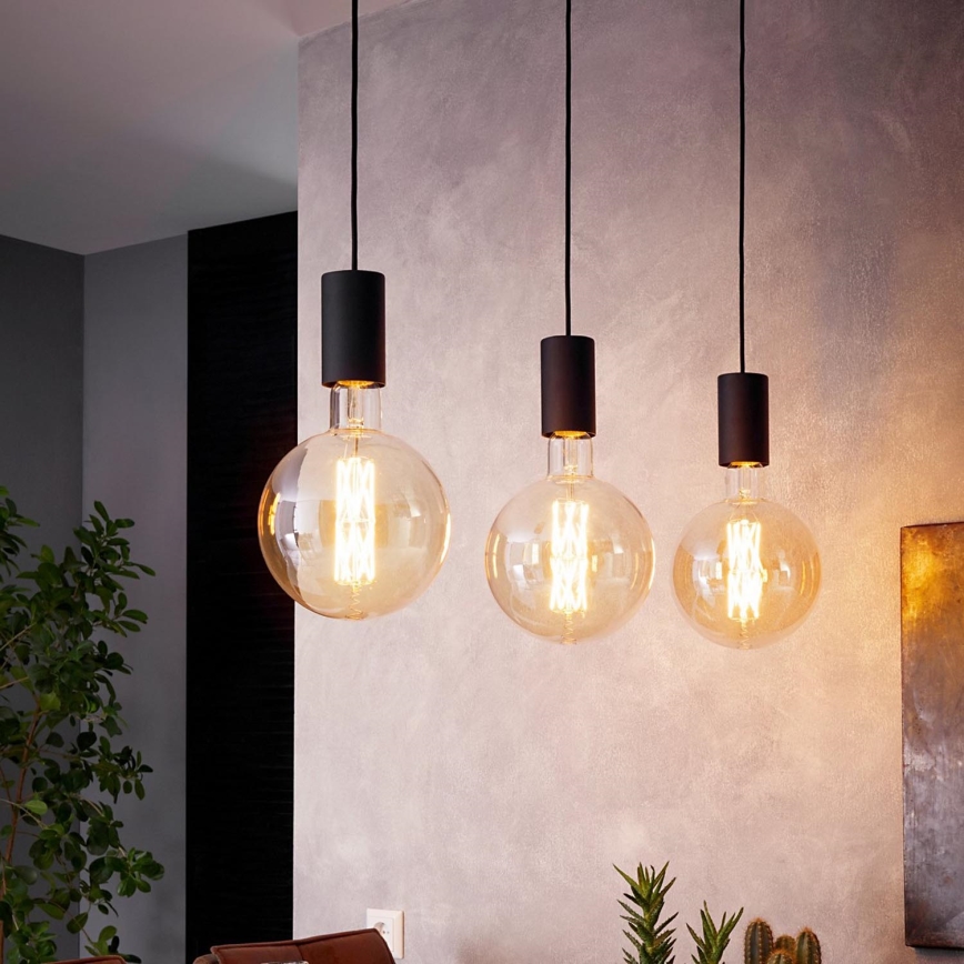 Eglo - Πολύφωτο σε σχοινί 3xE27/40W/230V