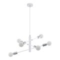 Eglo - Πολύφωτο σε σχοινί 6xE27/60W/230V λευκό