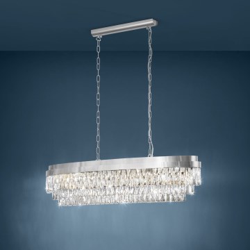 Eglo- Πολυέλαιος 13xE14/40W/230V γυαλιστερό χρώμιο