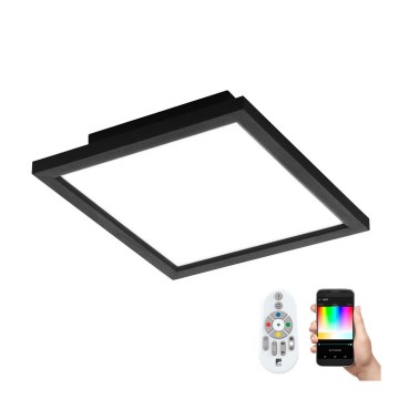 Eglo - ρυθμιζόμενο LED RGB φωτιστικό οροφής SALOBRENA-C LED/16W/230V 30x30 cm + τηλεχειριστήριο