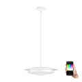 Eglo - Ρυθμιζόμενο LED RGB φωτιστικό οροφής με καλώδιο MONEVA-C LED/18W/230V