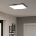 Eglo - Ρυθμιζόμενο LED RGBW φωτιστικό οροφής μπάνιου LED/17,6W/230V 2700-6500K 39x39 cm IP44 λευκό ZigBee