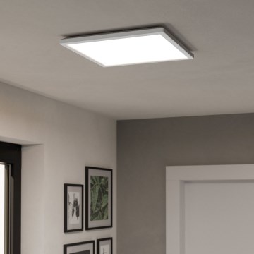 Eglo - Ρυθμιζόμενο LED RGBW φωτιστικό οροφής μπάνιου LED/17,6W/230V 2700-6500K 39x39 cm IP44 λευκό ZigBee