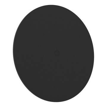 Eglo - Ρυθμιζόμενο επαναφορτιζόμενο φωτιστικό τοίχου LED/2W/5V 1800 mAh μαύρο + τηλεχειριστήριο