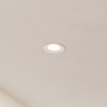 Eglo - Ρυθμιζόμενο εντοιχισμένο φωτιστικό οροφής LED, 6,4 W/230 V, διάμ. 8,8 cm, λευκό