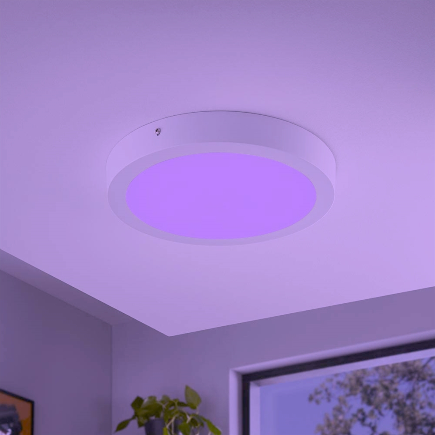 Eglo - RGBW Φωτιστικό οροφής dimming FUEVA-C LED/21W/230V