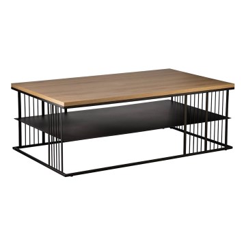 Eglo - Τραπεζάκι σαλονιού 36x100 cm καφέ/μαύρο
