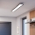 Eglo - Επιφανειακό πάνελ LED/28W/230V 2700/4000/6500K 120x15 cm μαύρο