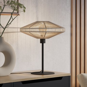 Eglo - Επιτραπέζιο φωτιστικό 1xE27/40W/230V σε κρεμ απόχρωση