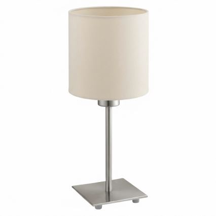 Eglo - Επιτραπέζιο φωτιστικό LED TUNJA 1xE27/60W/230V σε κρεμ απόχρωση