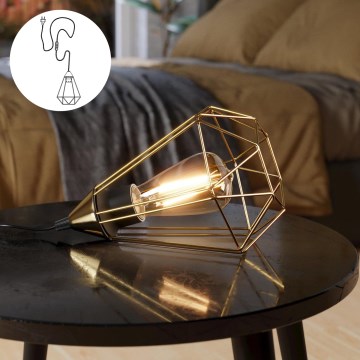 Eglo - Επιτραπέζιο φωτιστικό με βύσμα 1xE27/60W/230V