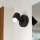 Eglo - Επιτοίχιο σποτ μπάνιου 1xGU10/5W/230V IP44 μαύρο