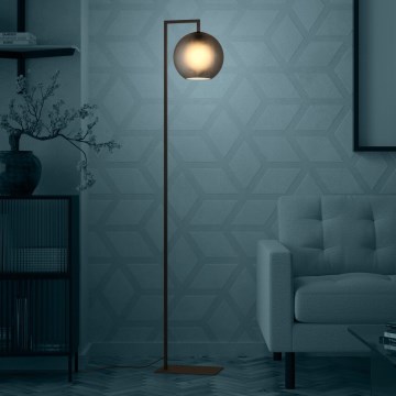 Eglo - Επιδαπέδιο φωτιστικό 1xE27/40W/230V φιμέ