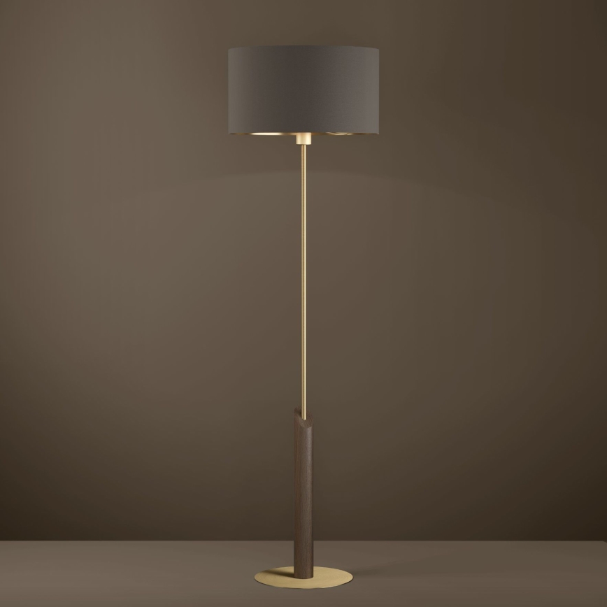 Eglo - Επιδαπέδιο φωτιστικό 1xE27/40W/230V καφέ/χρυσό