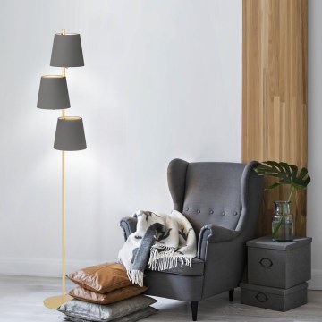 Eglo - Επιδαπέδιο φωτιστικό 3xE27/40W/230V