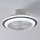 Eglo - Ανεμιστήρας οροφής LED ντιμαριζόμενος LED/25,5W/230V λευκό/γκρι 2700-6500K + τηλεχειριστήριο