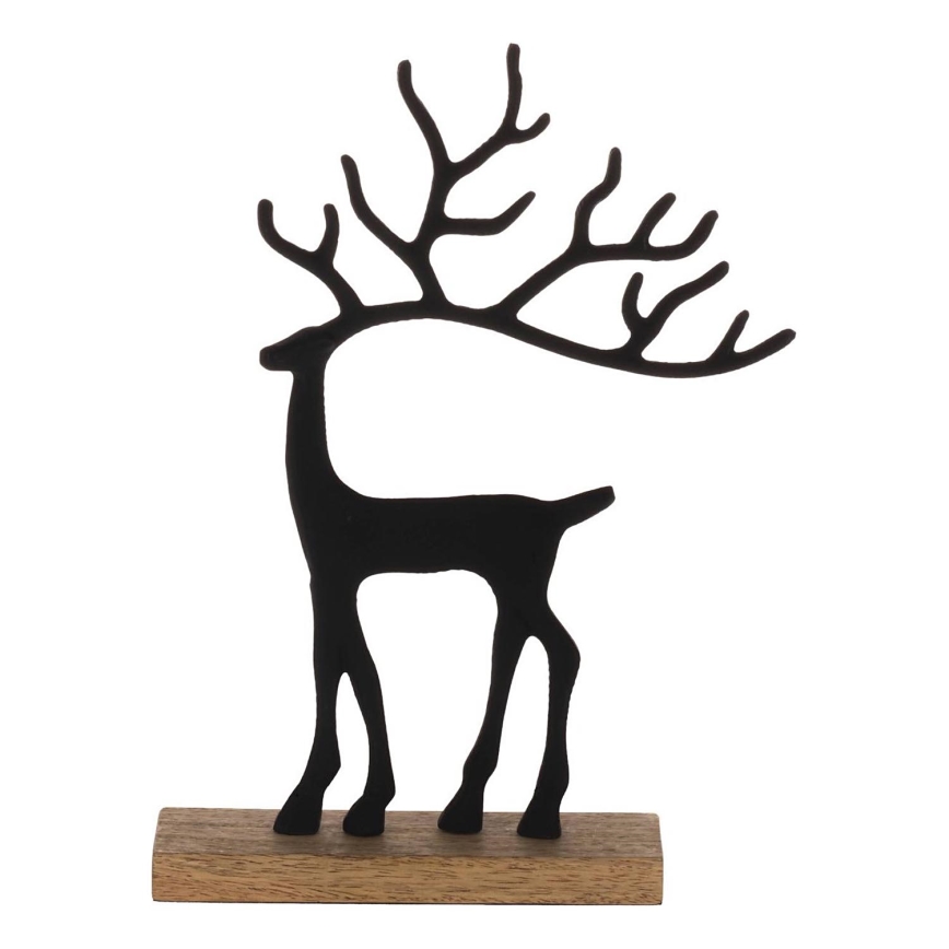 Eglo - Διακοσμητικό 25,5x18,5 cm ελάφι/μαύρο