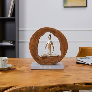 Eglo - Διακοσμητικό 27,2x28,5 cm ξύλο/ρητίνη