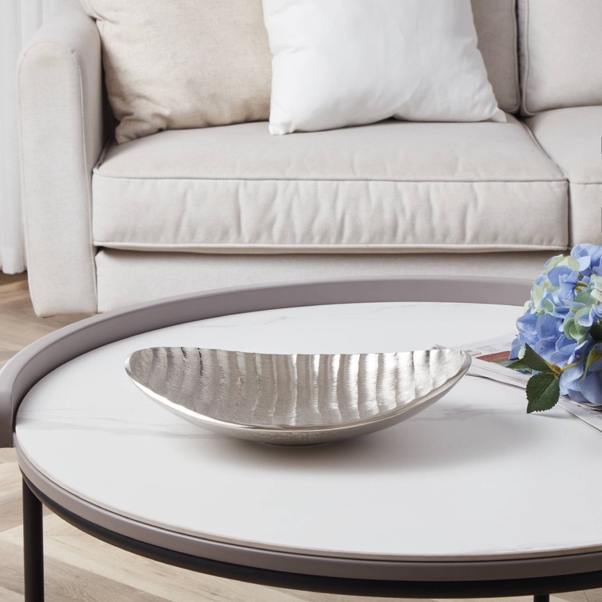 Eglo - Διακοσμητικός δίσκος 18,5x26 cm ασημί