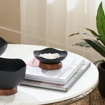 Eglo - Διακοσμητικός δίσκος διάμετρος 14,5 cm μαύρο