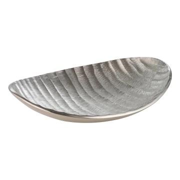 Eglo - Διακοσμητικός δίσκος 23,5x32,5 cm ασημί