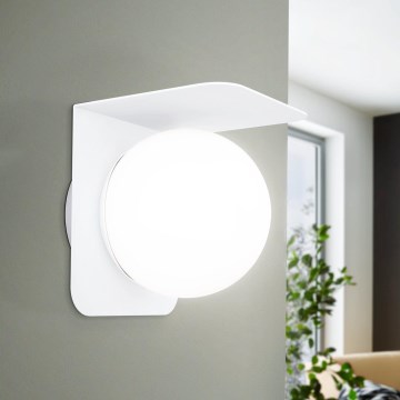 Eglo - Εξωτερικό φωτιστικό τοίχου 1xE27/15W/230V IP44 λευκό