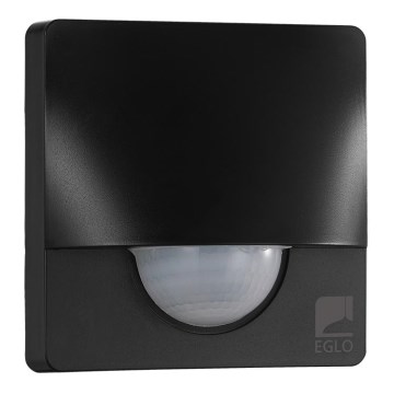Eglo - Εξωτερικός ανιχνευτής κίνησης 12 μ. μαύρος IP44
